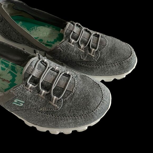 SKECHERS Relaxed Fit Women's Empire Sweet Scene Memory Foam Gray Size/10 - Picture 5 of 14
